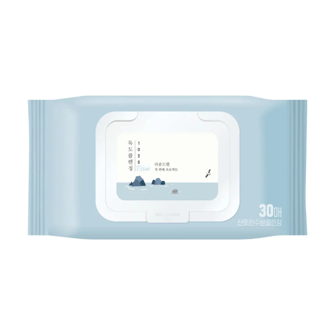 1025 Dokdo Cleansing Tissue - 30 Sheets