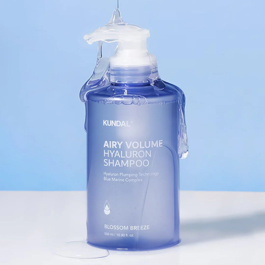 Airy Volume Hyaluron Shampoo (Blossom Breeze) - 500 ml - Image 3