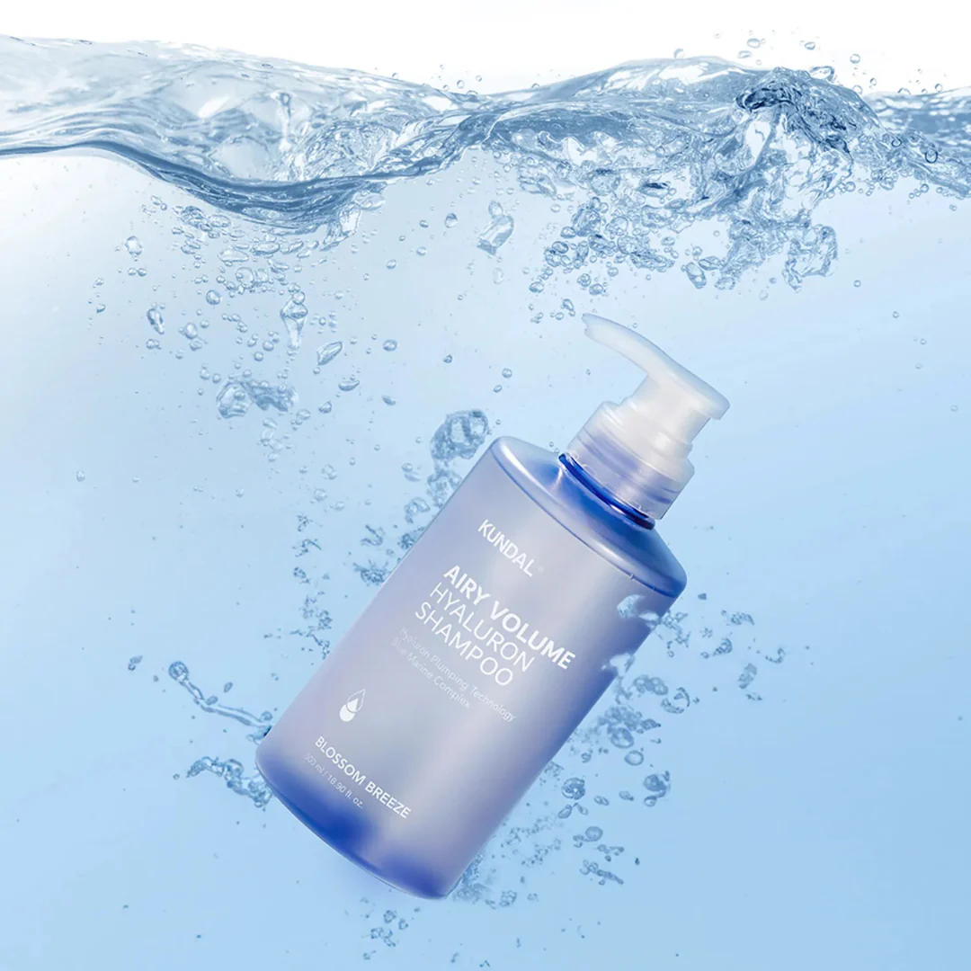 Airy Volume Hyaluron Shampoo (Blossom Breeze) - 500 ml - Image 4