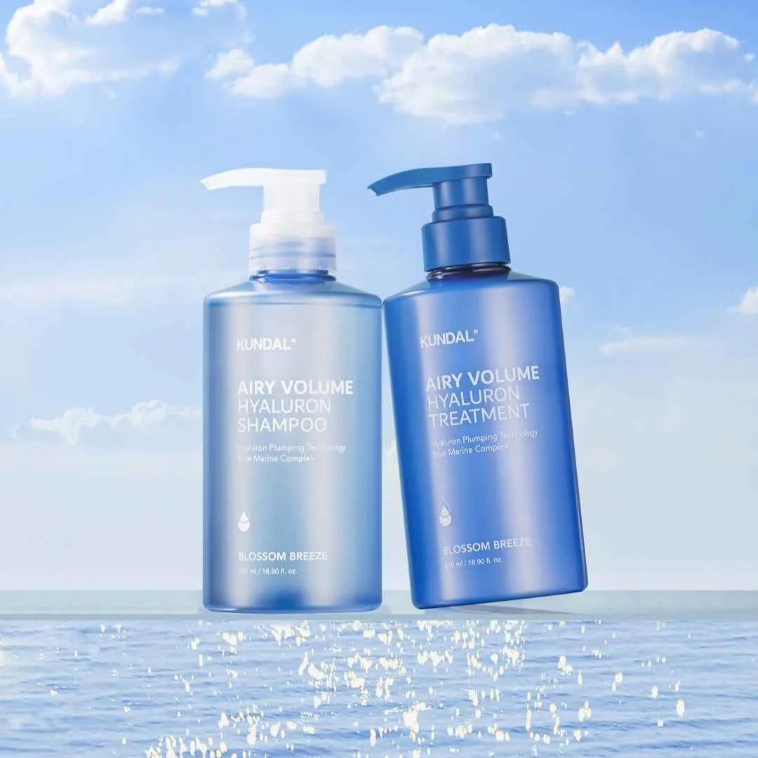 Airy Volume Hyaluron Shampoo (Blossom Breeze) - 500 ml - Image 5