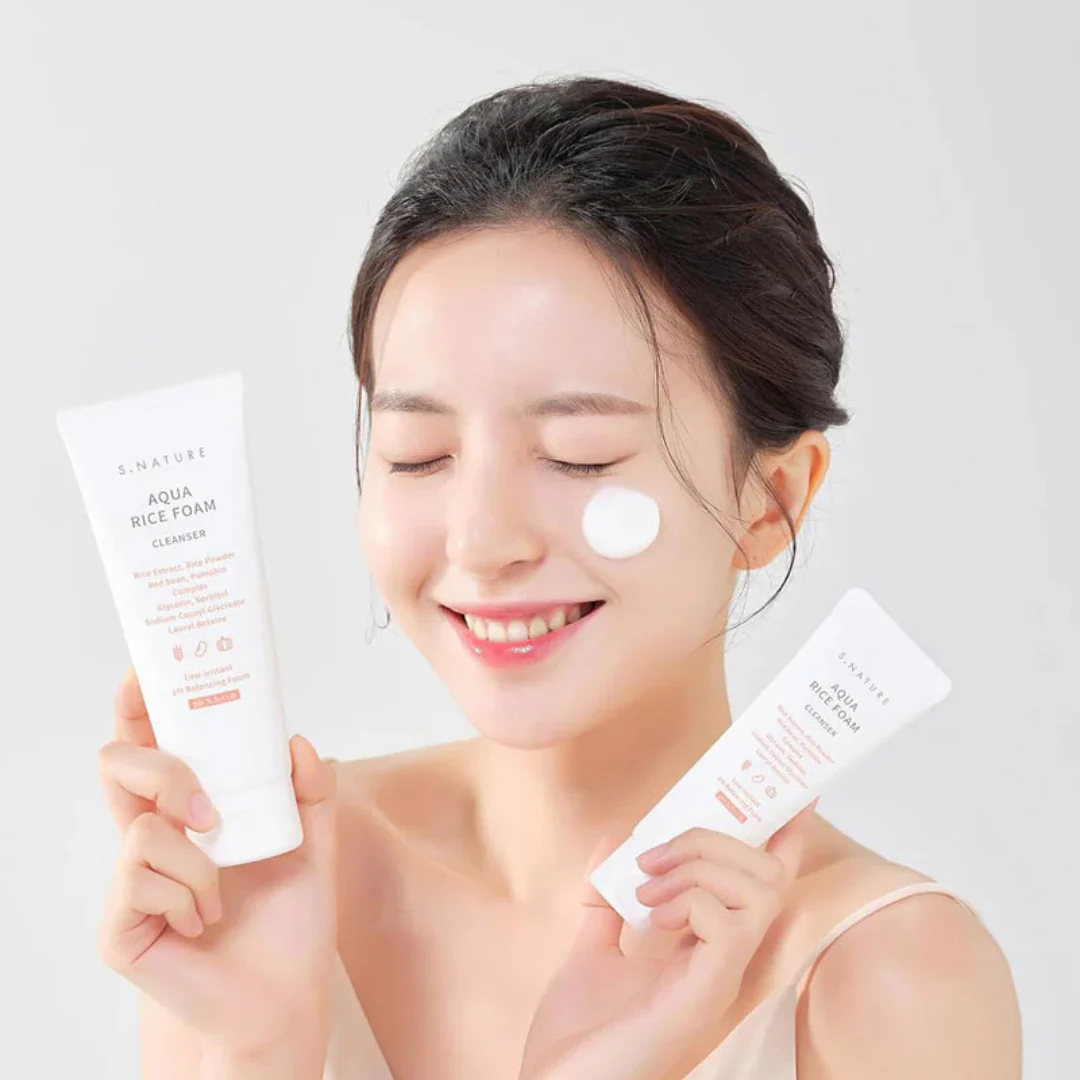 Aqua Rice Foam Cleanser - 80ml - Image 4