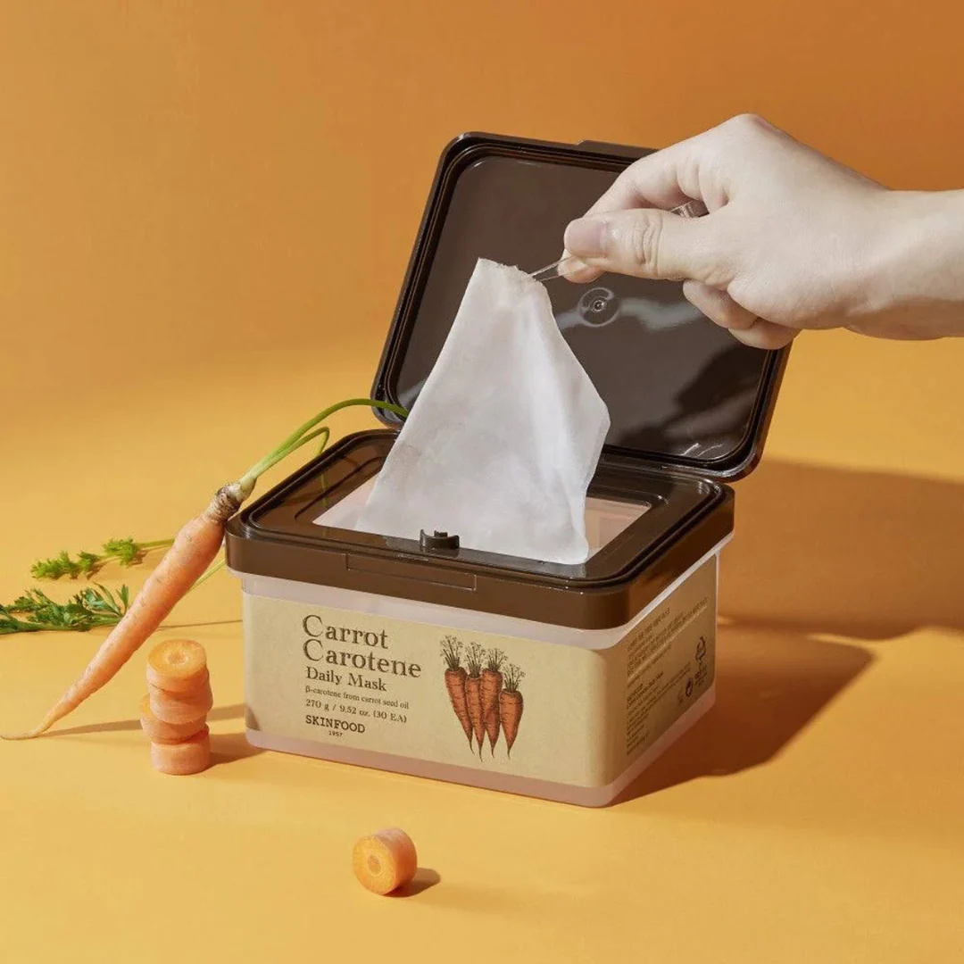 Carrot Carotene Daily Mask - 30 Sheets - Image 4