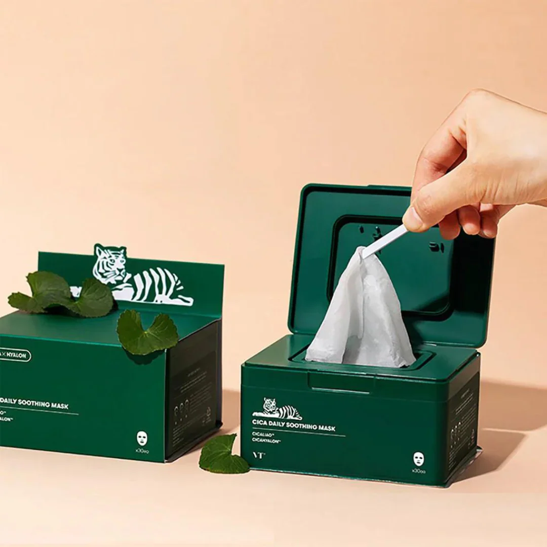 Cica Daily Soothing Mask - 30 Sheets - Image 4