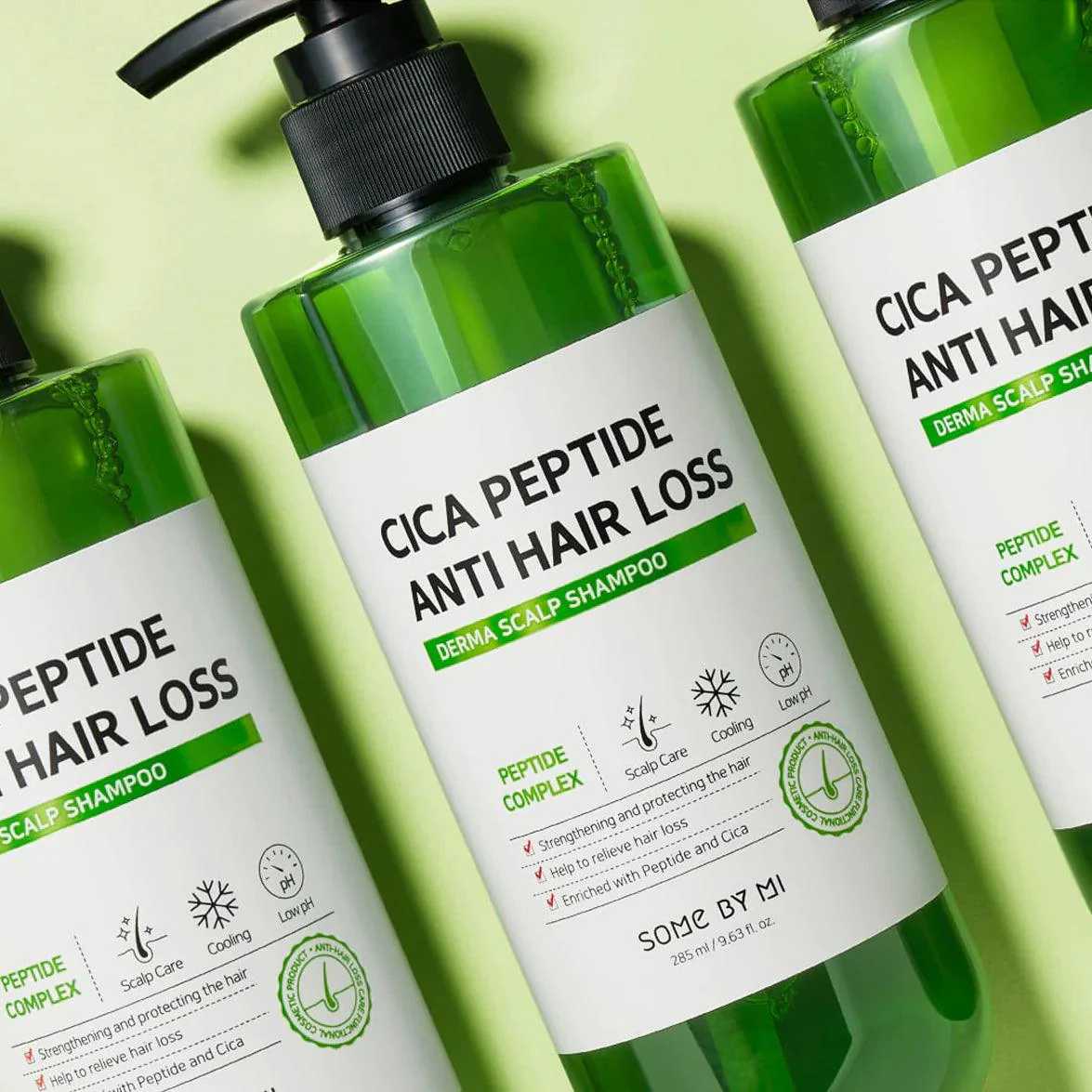 Cica Peptide Anti-Hair Loss Derma Scalp Shampoo - 285 ml - Image 4