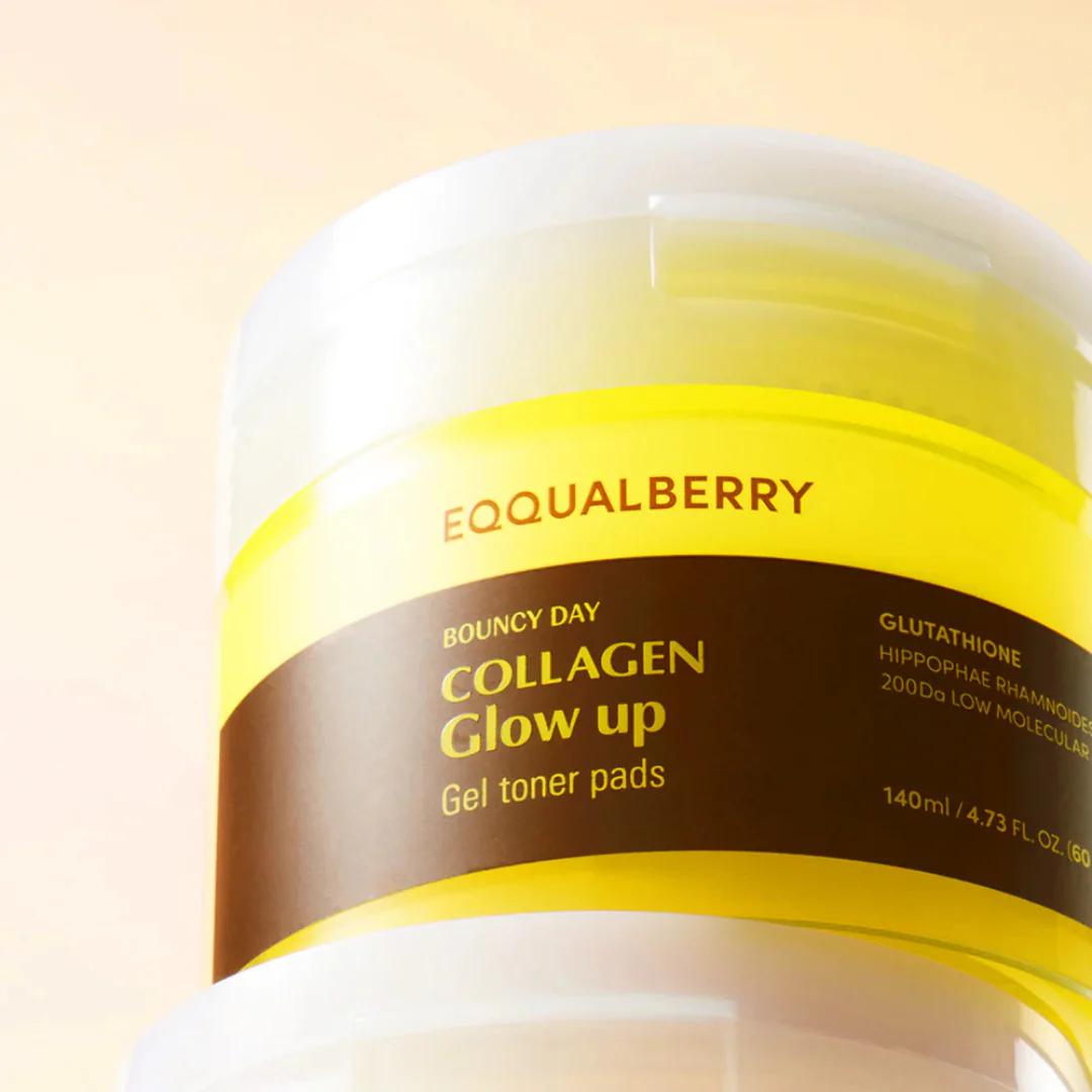 Collagen Glow Up Gel Toner Pads - 60 Pads - Image 3