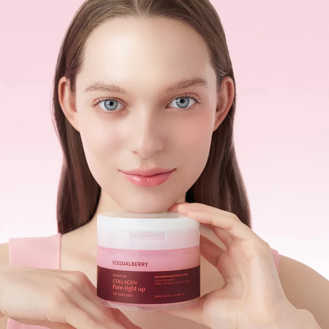 Collagen Pore-Tight Up Gel Toner Pads - 60 Pads - Image 4