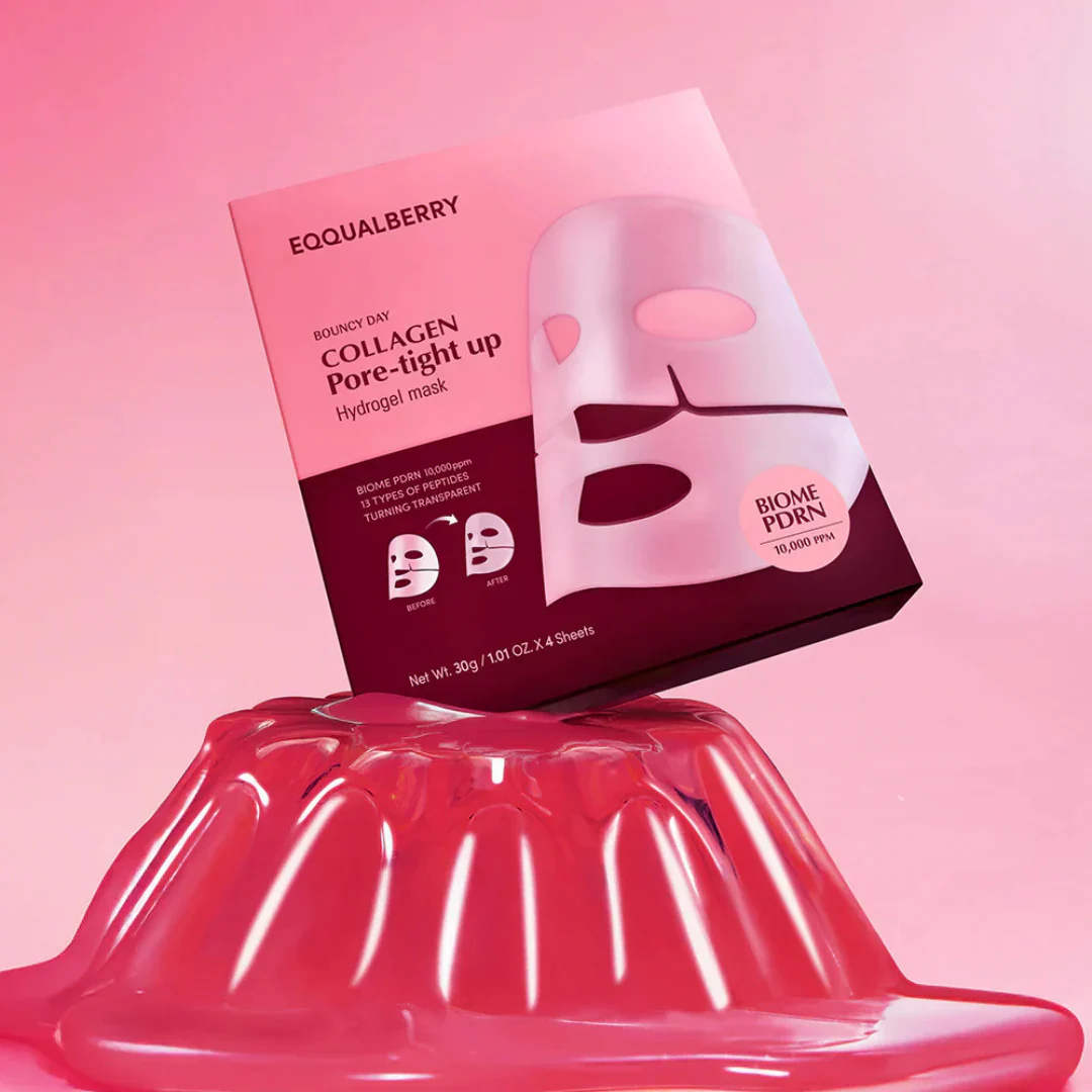 Collagen Pore-Tight Up Hydrogel Mask Set - 4 Sheet Masks - Image 3