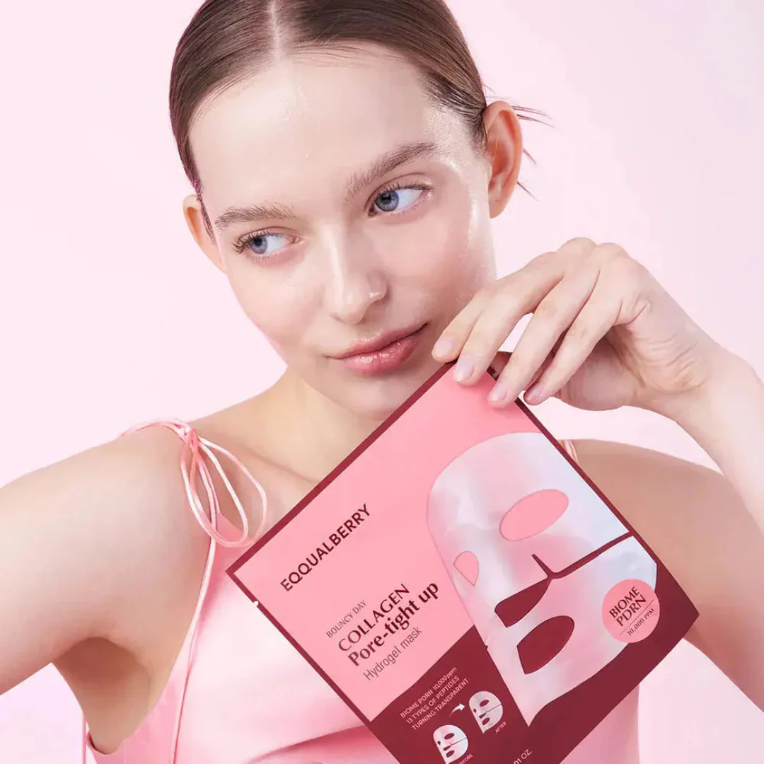 Collagen Pore-Tight Up Hydrogel Mask Set - 4 Sheet Masks - Image 4