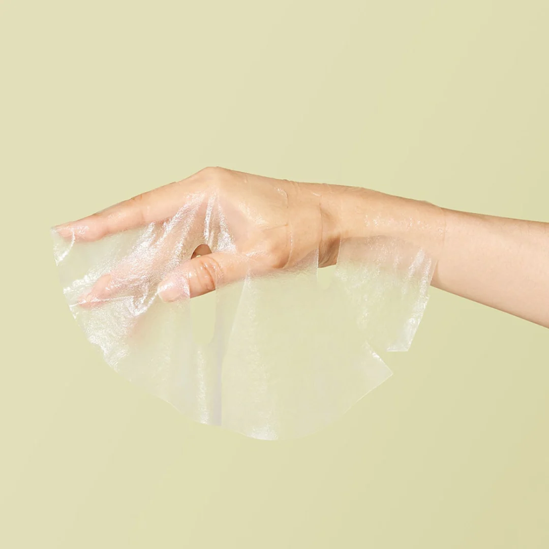 Green Lemon Vita C Blemish Serum Mask - 1 Sheet Mask - Image 4