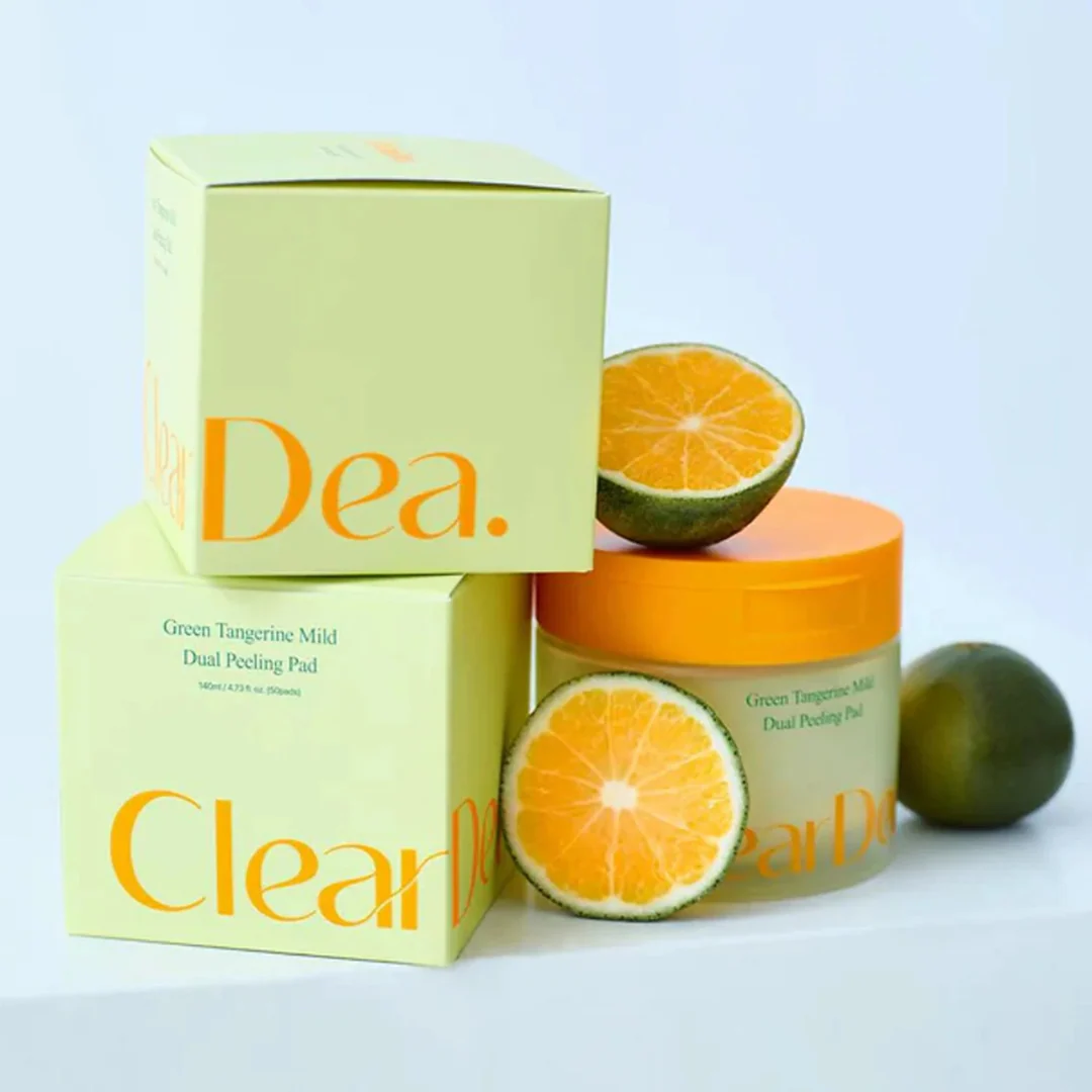 Green Tangerine Mild Dual Peeling Pad - 50 Pads - Image 4