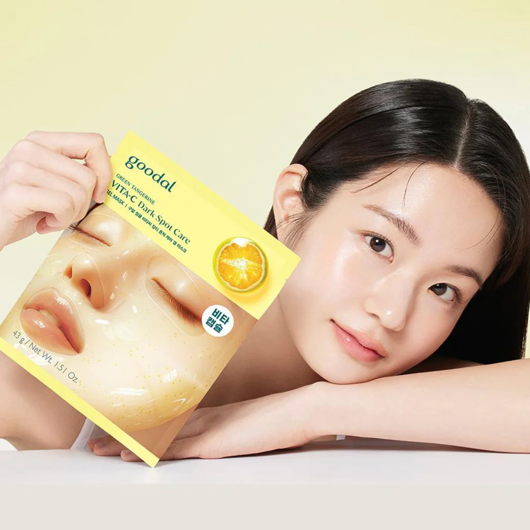 Green Tangerine Vita C Dark Spot Care Gel Mask - 1 Sheet Mask - Image 4
