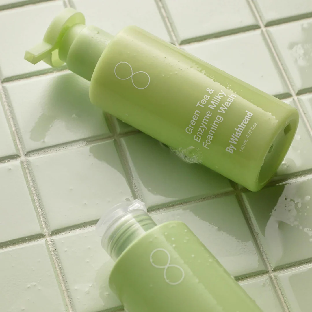 Green Tea & Enzyme Milky Foaming Wash - 140 ml - Image 4