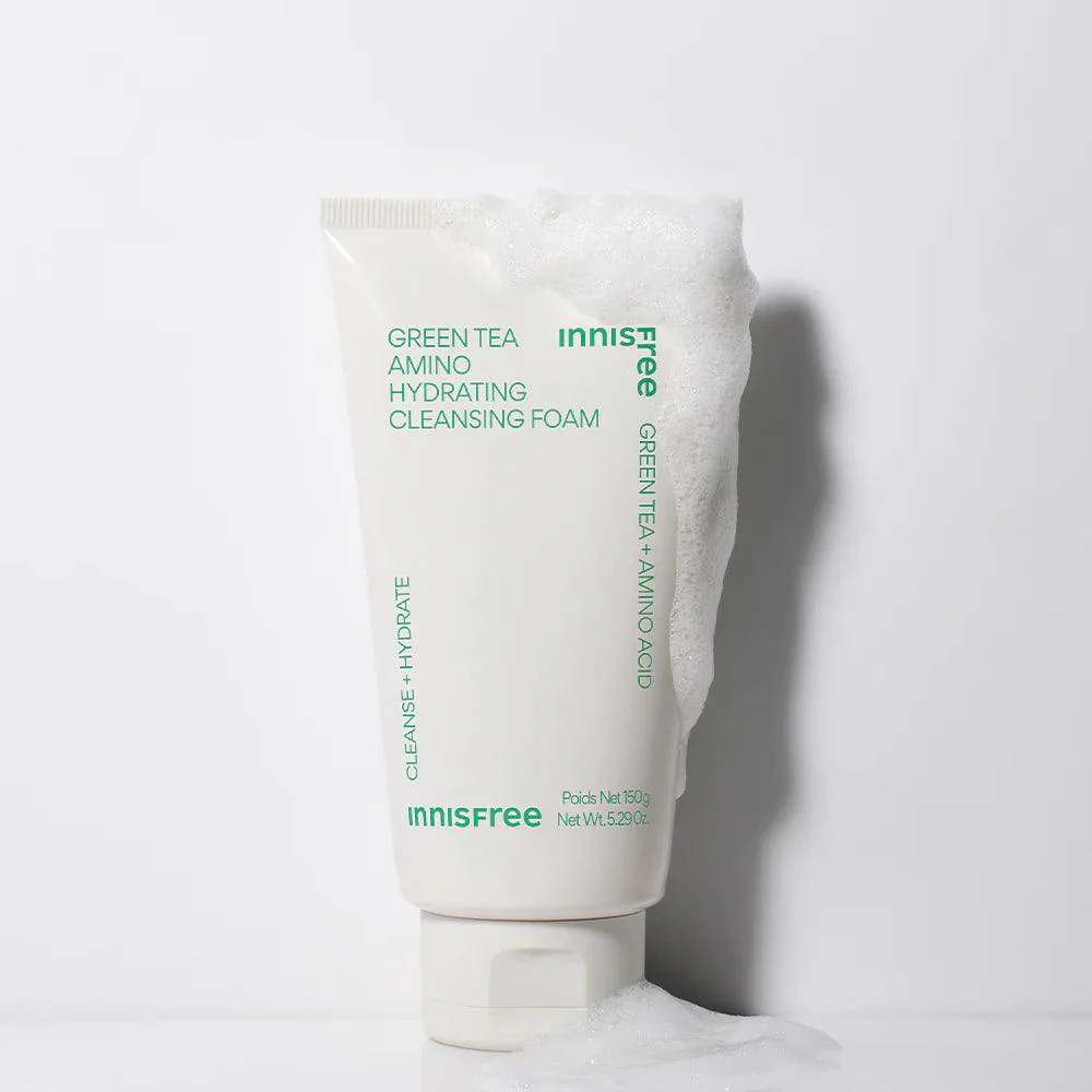 Green Tea Amino Hydrating Cleansing Foam - 150g - Image 3