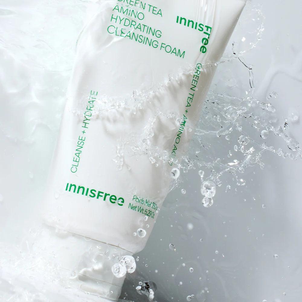 Green Tea Amino Hydrating Cleansing Foam - 150g - Image 4