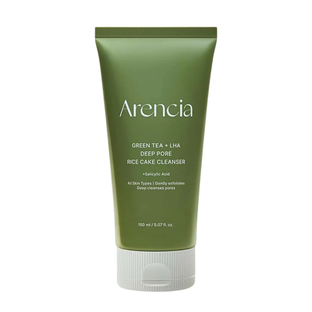 Green Tea + LHA Deep Pore Rice Cake Cleanser - 150 g