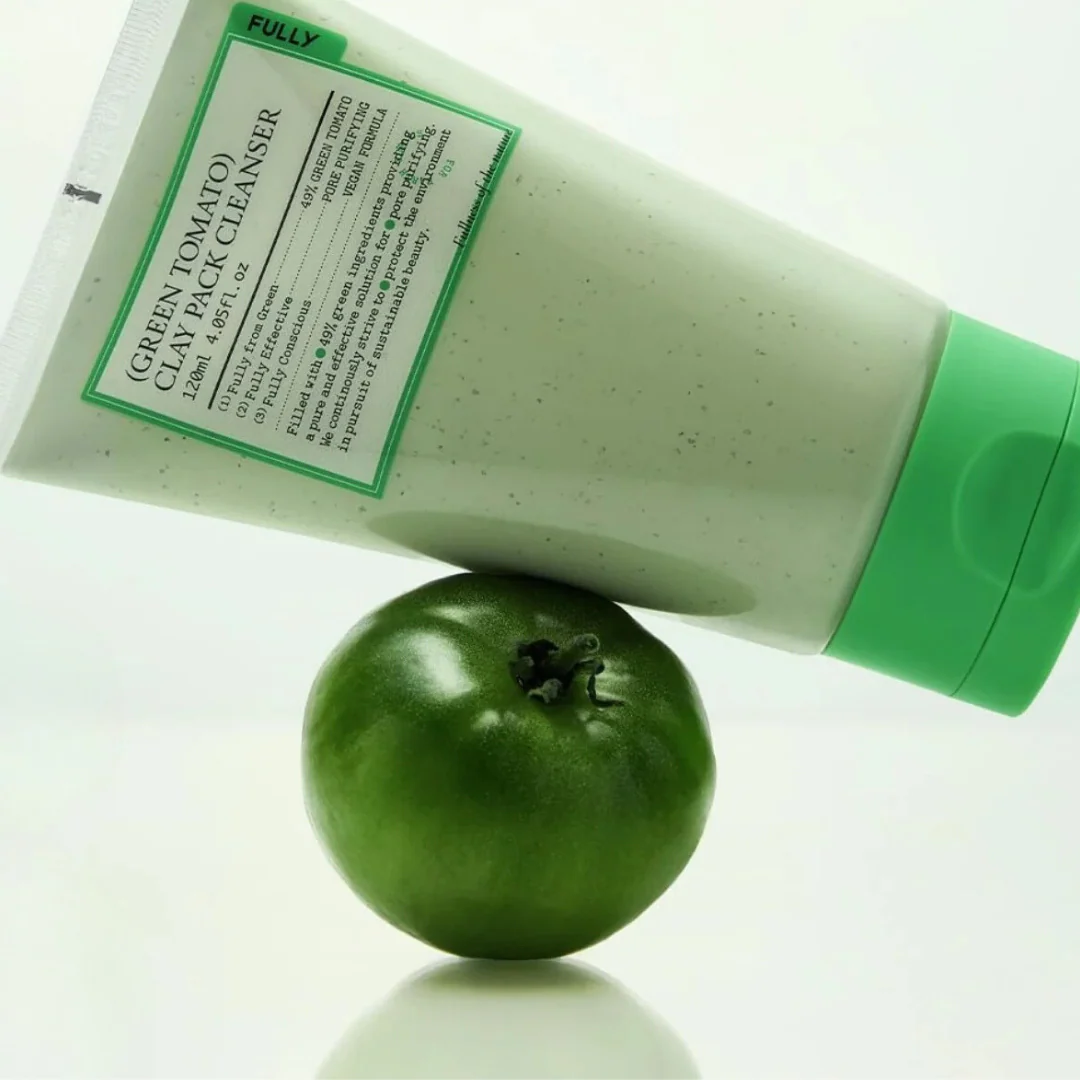 Green Tomato Clay Mask Cleanser - 120 ml - Image 3