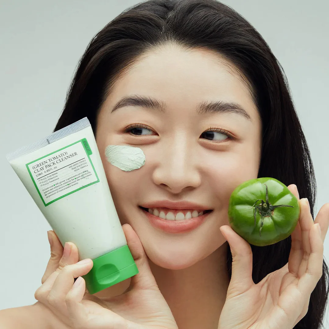 Green Tomato Clay Mask Cleanser - 120 ml - Image 4