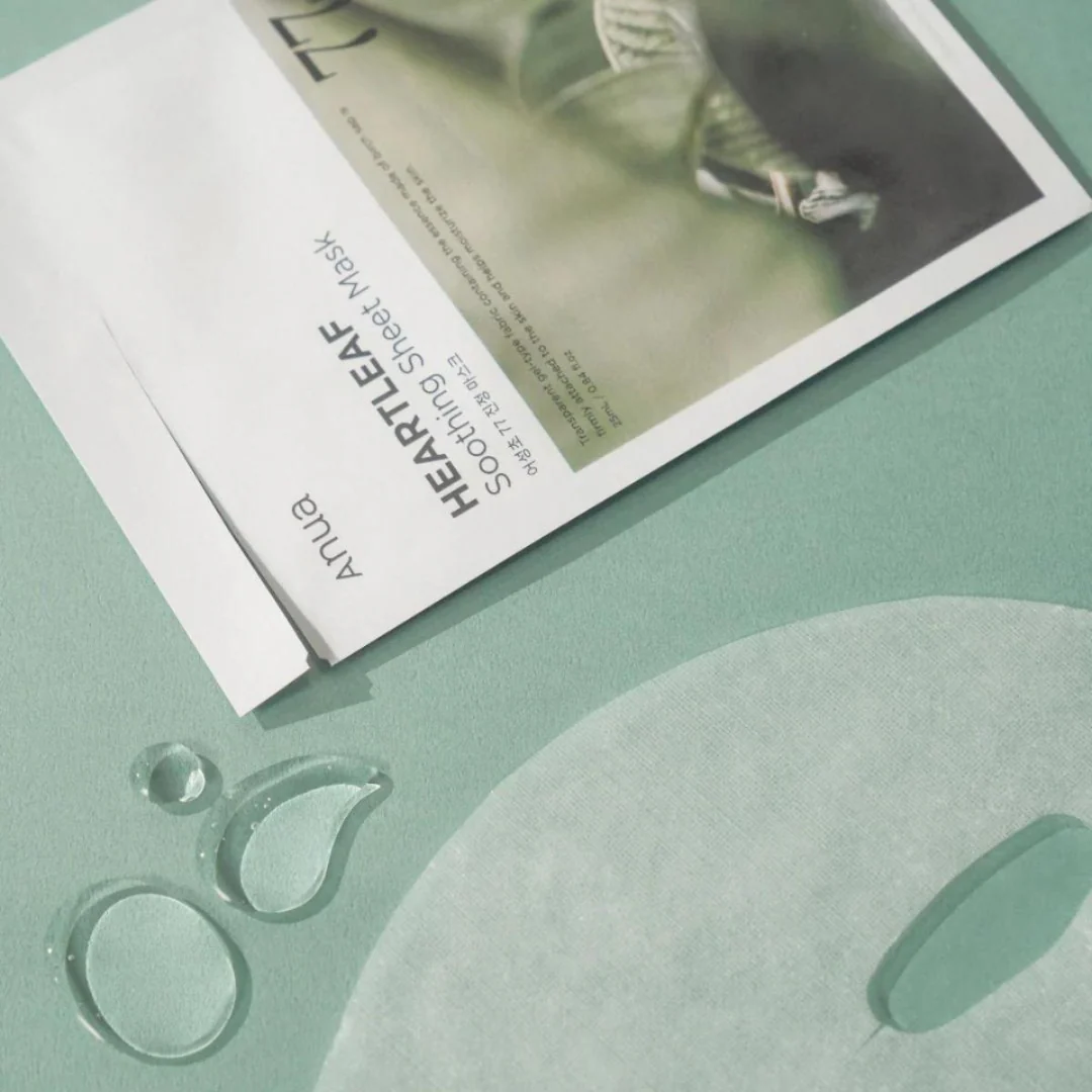 Heartleaf 77% Soothing Sheet Mask - 1 Sheet Mask - Image 3