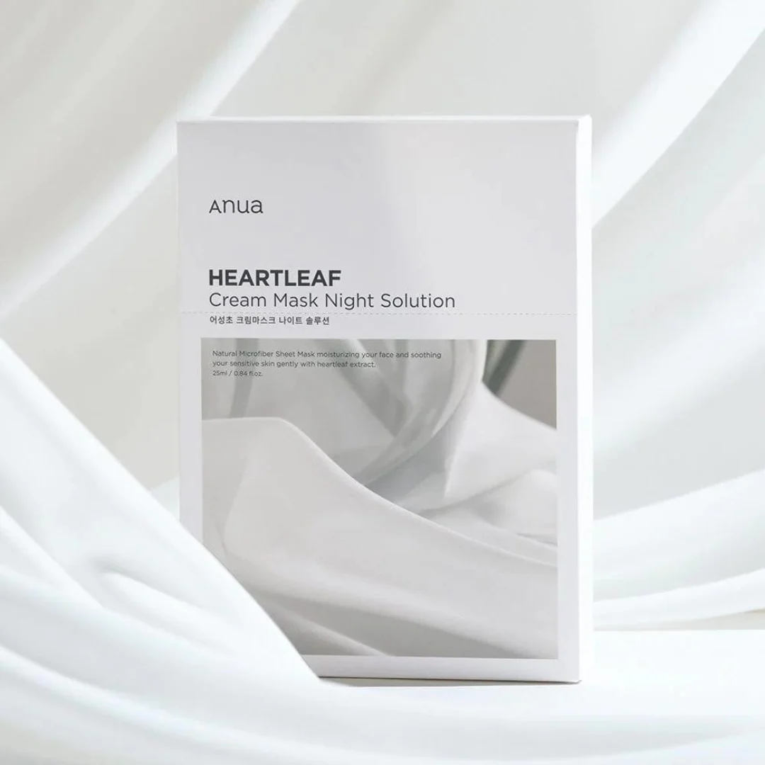 Heartleaf Cream Mask Night Solution Pack - 1 Sheet Mask - Image 4