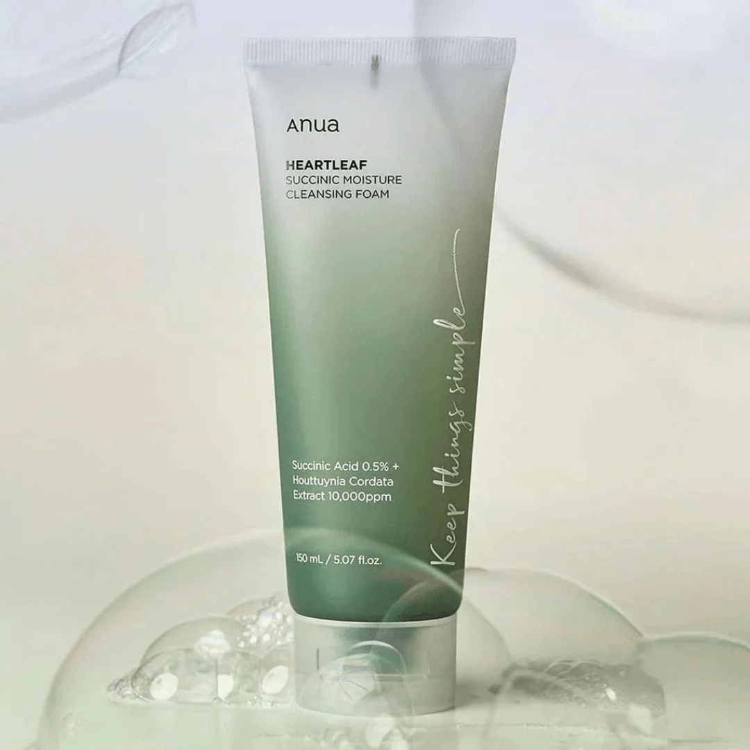 Heartleaf Succinic Moisture Cleansing Foam - 150 ml - Image 3