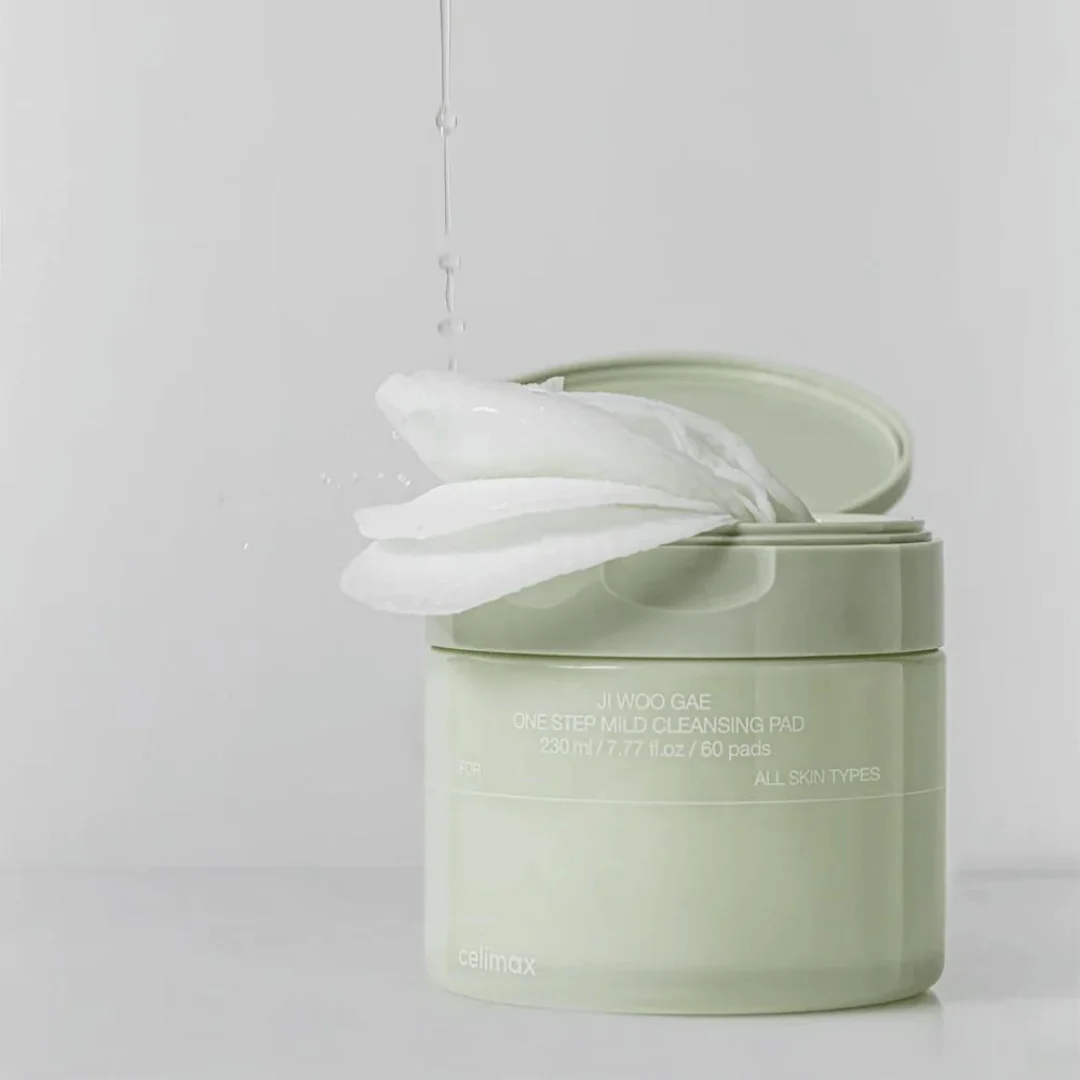 JIWOOGAE One Step Mild Cleansing Pad - 60 Pads - Image 3