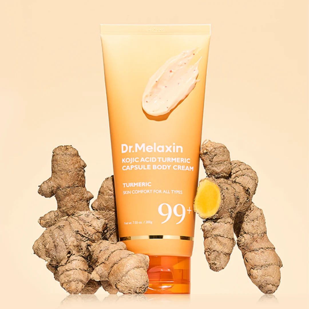 Kojic Acid Turmeric Capsule Body Cream - 200 g - Image 3