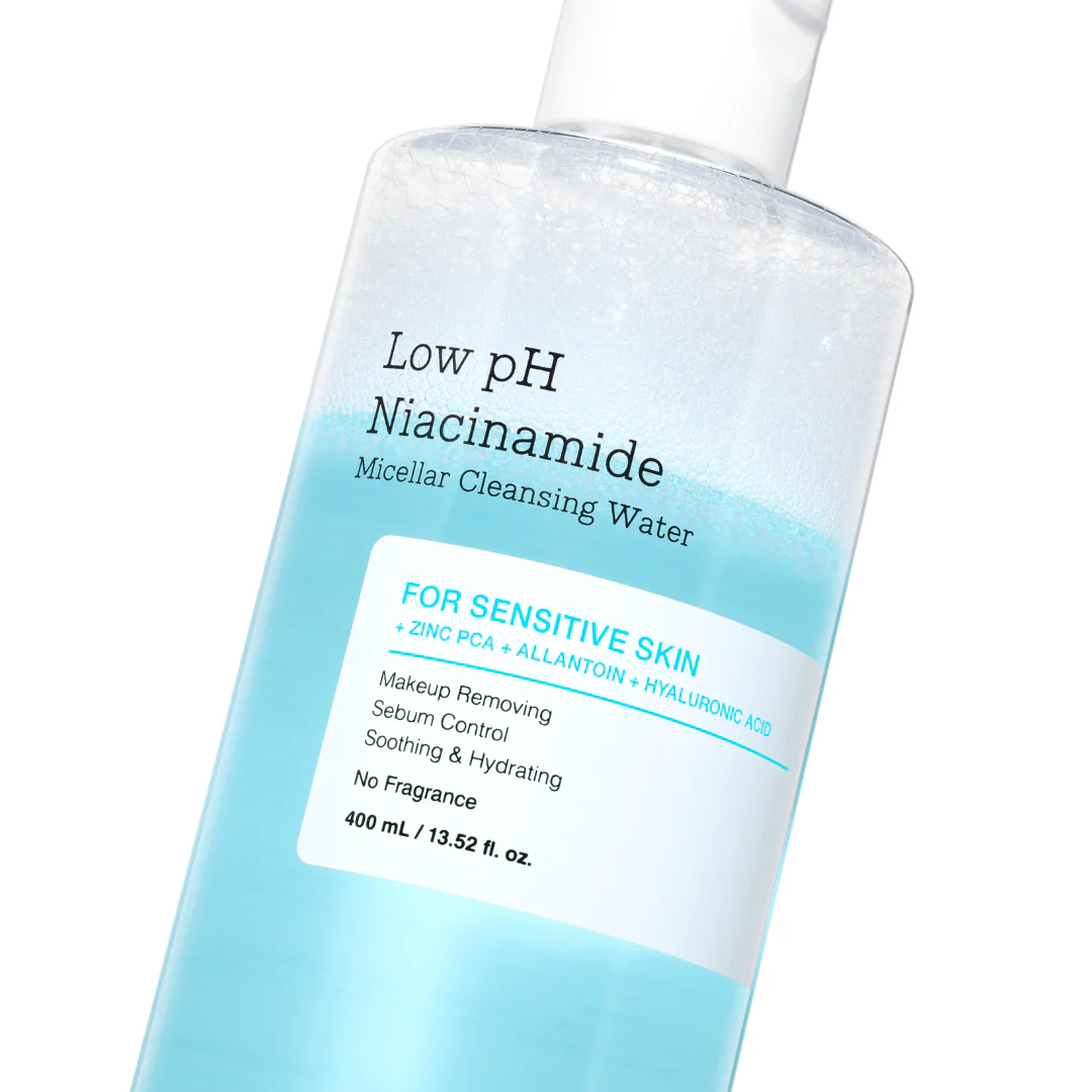 Low pH Niacinamide Micellar Cleansing Water - 400ml - Image 2
