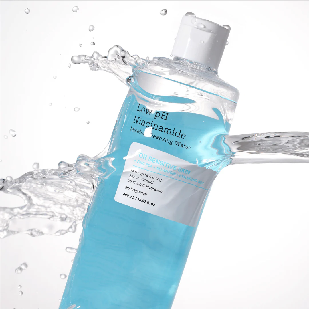Low pH Niacinamide Micellar Cleansing Water - 400ml - Image 3