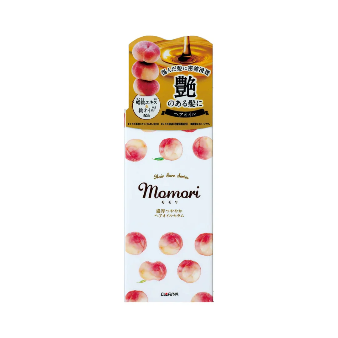 Momori Peach Glossy Hair Oil Serum - 55 ml - Image 3