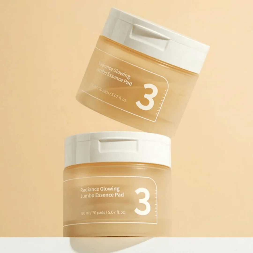 No.3 Radiance Glowing Jumbo Essence Pad - 70 Pads - Image 4