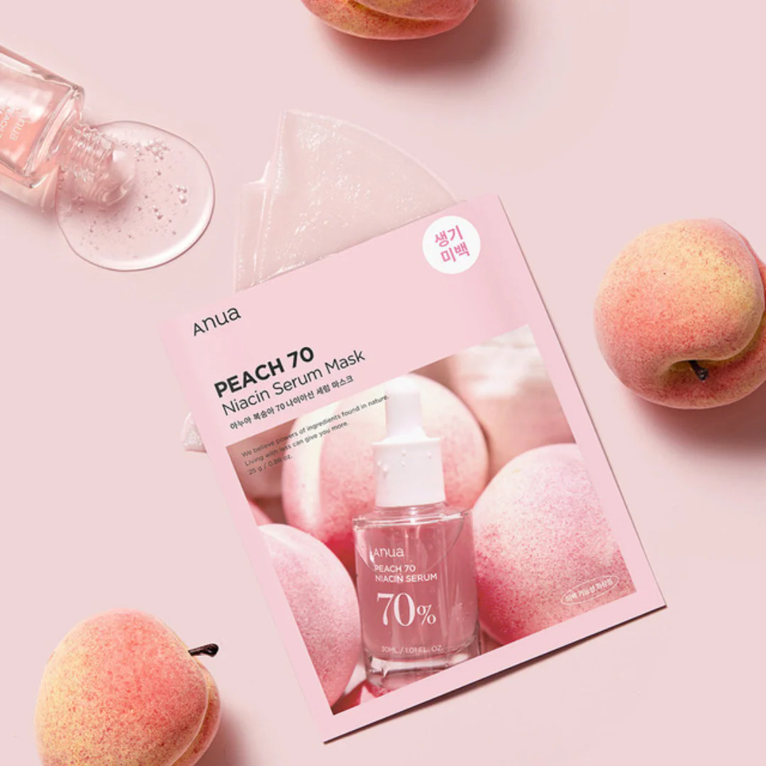 Peach 70 Niacin Serum Mask - 1 Sheet Mask - Image 4