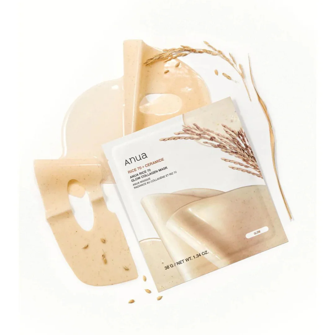 Rice 70 Glow Collagen Mask - 4 pcs - Image 2