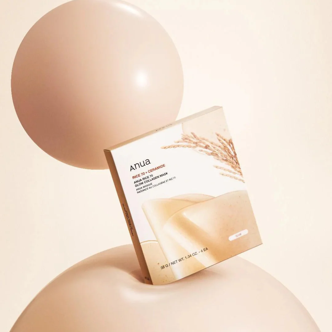 Rice 70 Glow Collagen Mask - 4 pcs - Image 3