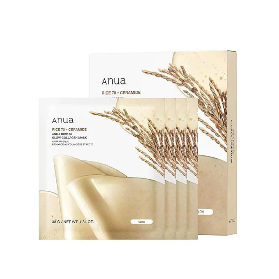 Rice 70 Glow Collagen Mask - 4 pcs - Image 4