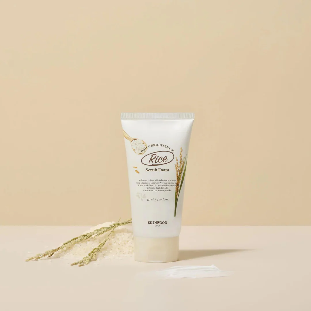 Rice Daily Brightening Scrub Foam - 150 ml - Image 3