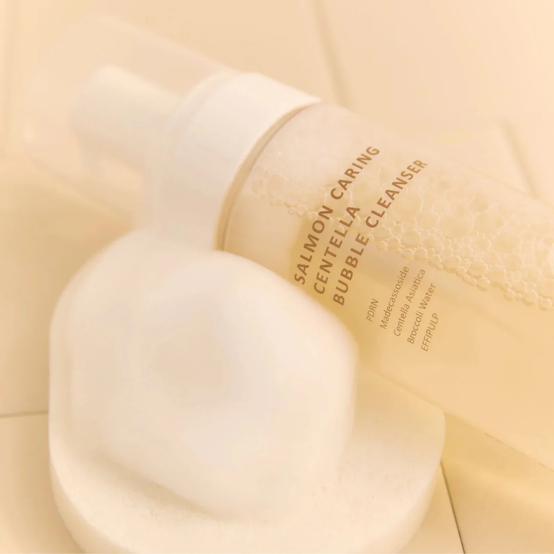 Salmon Caring Centella Bubble Cleanser - 200 ml - Image 3
