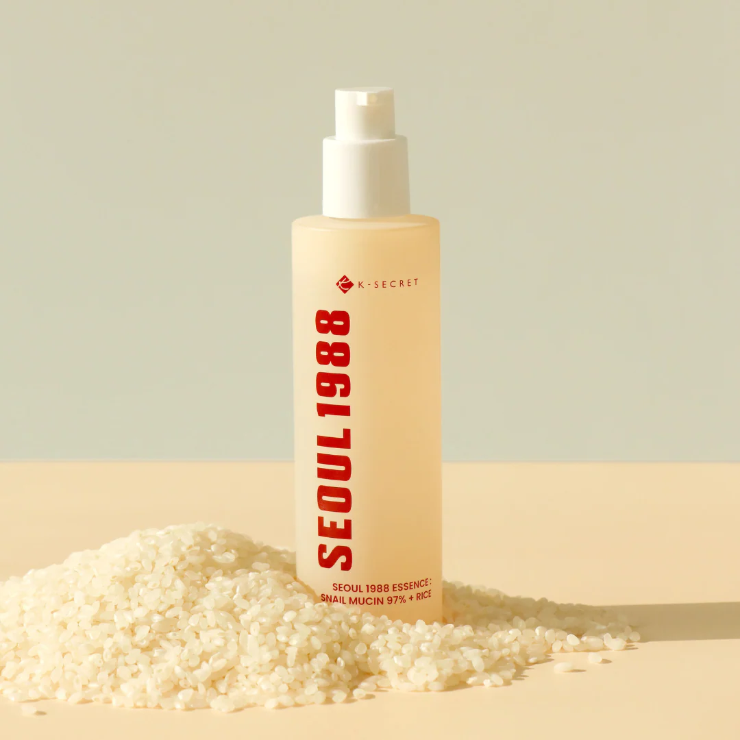 SEOUL 1988 Essence : Snail Mucin 97% + Rice - 100 ml - Image 4