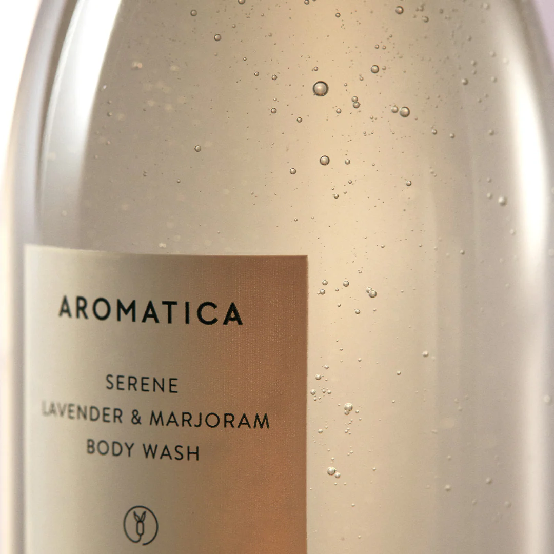 Serene Body Wash Lavender & Marjoram - 300 ml/500 ml - Image 2