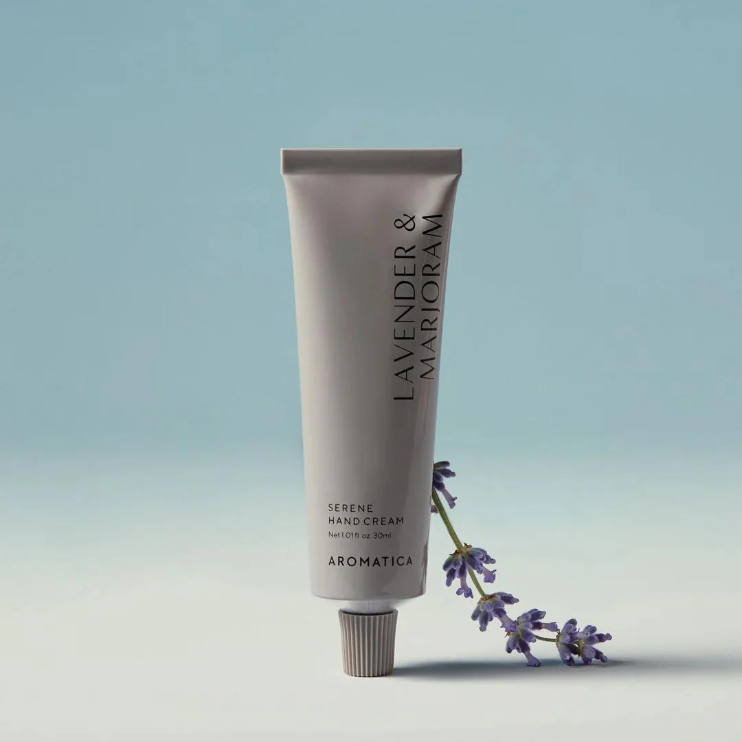 Serene Hand Cream Lavender & Marjoram - 30 ml - Image 3