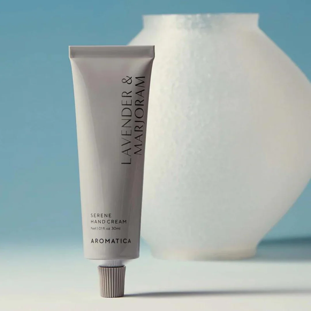 Serene Hand Cream Lavender & Marjoram - 30 ml - Image 4