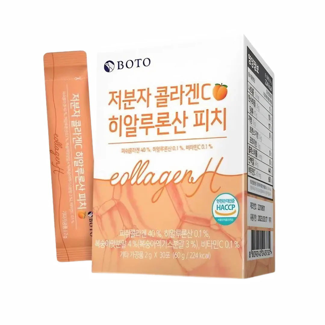 Small Molecular Collagen C Hyaluronic Acid Peach - 2 g x 30 - Image 3