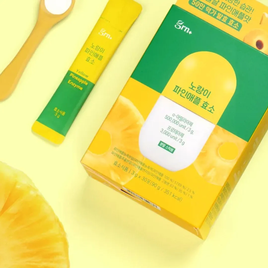 Yellow Pineapple Enzyme - 3 g x 30 Sticks - Image 2