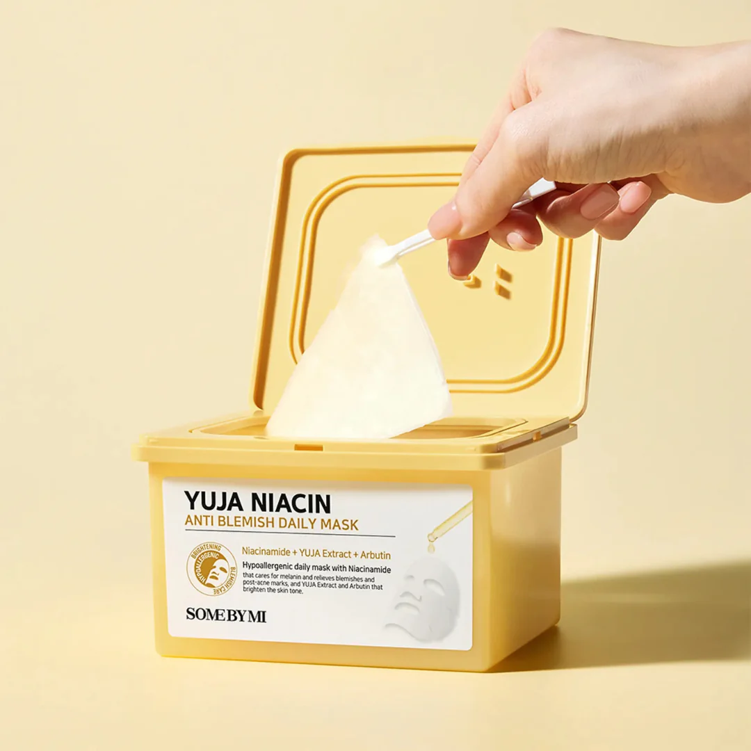 Yuja Niacin Anti Blemish Daily Mask - 30 Sheet Masks - Image 4
